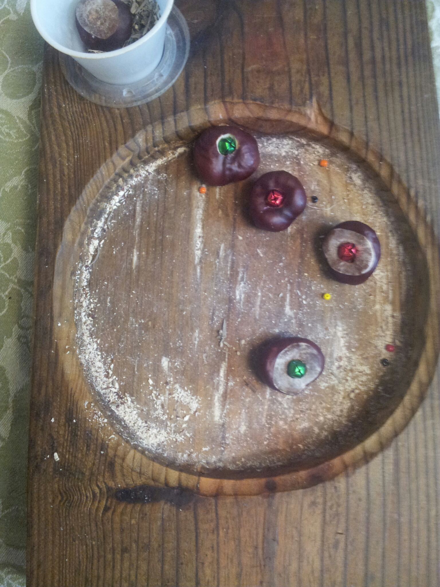 Sacred bead strands, divination implements, and spiritual tools